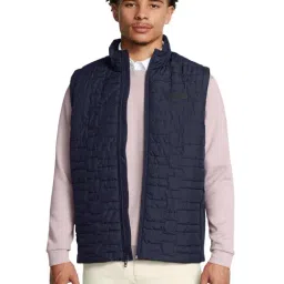 Under Armour Blue Slim Fit Quilted Sports Jacket-picture-9