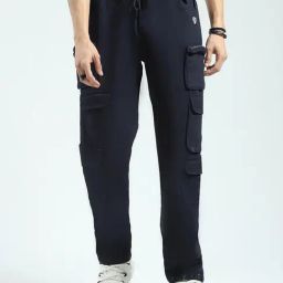 Rock.It Navy Blue Straight Fit Cargos-image-23