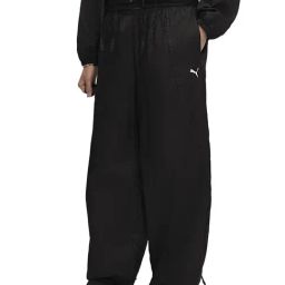 Puma Black Mid rise Relaxed Fit Dare To Pants-image-32