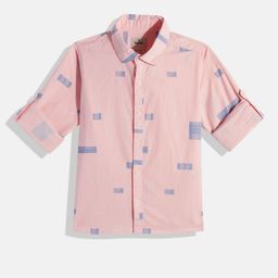 WROGN YOUTH Boys Slim Fit Pure Cotton Printed Casual Shirt-image-23