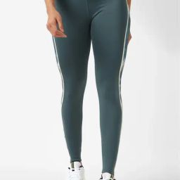 Reebok Blue Printed Sports Tights-image-27