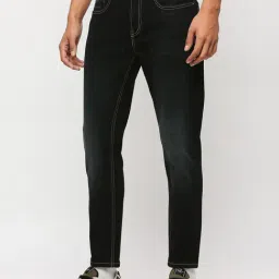 Pepe Jeans Used Black Cotton Skinny Fit Jeans-picture-2