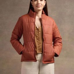 U.S. Polo Assn. Brown Regular Fit Puffer Jacket-image-2