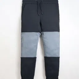 Cherry Crumble Kids Colourblocked Mid Rise Joggers-53