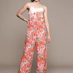 Label Ritu Kumar Printed Basic Jumpsuit image 3