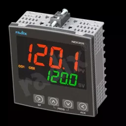 Radix NEX305 Value Range PID Controllers, 96x96x35 mm with Thermocoouple/RTD Input and 2 R-17
