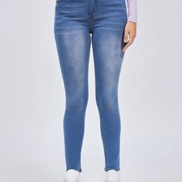 3BUTTERFLIES Women Skinny Fit High-Rise Heavy Fade Jeans-image-61
