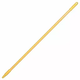 TOUGH GUY Threaded Color Coded Handle Fiberglass 49 7/8 inch Yellow, 48LZ54-85
