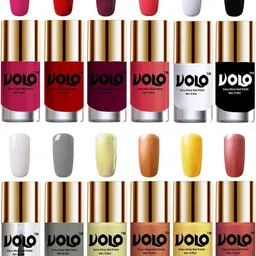 VOLO Set Of 12 Luxury Super Shine Nail Polish - 10 ml Each-Combo-No-202-14