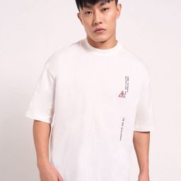 SF JEANS by Pantaloons Men Extended Sleeves Boxy T-shirt-image-79