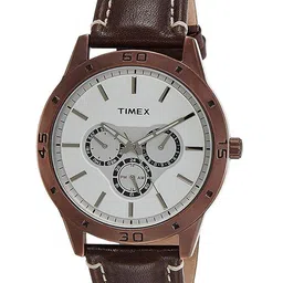 Timex Men Textured Dial & Stainless Steel Straps Analogue Watch TW000U916-52