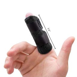 goodshealthshop Neoprene Pain Relief Trigger Finger Fix Splint Straightening Fracture Finger Corrector Brace Sprain Dislocation Fracture Finger Splint Concealer Support, One Size image 3