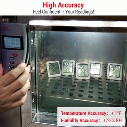ThermoPro TP50 3 Pieces Digital Hygrometer Indoor Thermometer Room Thermometer and Humidity Gauge with Temperature Humidity Monitor image 5