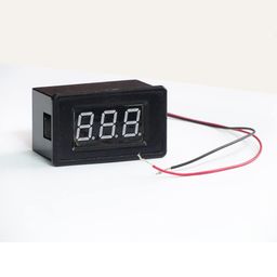 Microtail Red YB27A LED AC 60-500V Digital Voltmeter Home Use Voltage Display, 2 Wires LED Displays, Corded Electric image 1