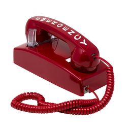 hqtelecom Emergency Wall Telephone Pre-Programmed to Auto Dial 911 - RED image 2