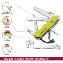 Victorinox Swiss Army Knife - Rescue Tool - 13 Functions DO-IT-YOURSELF Champion, Multi-utility Tool, Yellow -111 mm image 4