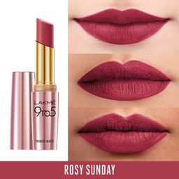 lakmé Lakme 9 to 5 Primer + Matte Lip Color, MP7 Rosy Sunday, 3.6 g image 3