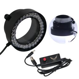 HG Wellness HGMSRL46 USB-Powered Microscope Ring Light – Stepless Dimmable Illumination, Easy Installation for Stereo Microscopes and Optical Instruments image 1