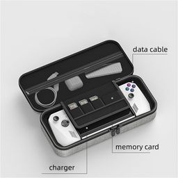 Carrying Case for Rog Ally & Accessories, Portable Handbag for Rog Ally, EVA Carrying Case Rog Ally Organizer with Handle, Waterproof Protective Storage Bag Travel Case for Rog Ally Console Organizer image 2