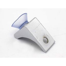 RAB Glass Shelf Button Metal L Button Glass Shelf Bracket Pack of 10 Pieces (Code:- Mukesh Button Metal 2No Single Screw.) image 2