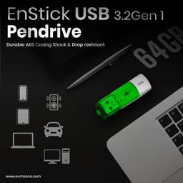 EVM EnStick 64GB USB 3.2 Gen 1 Pendrive - High Performance with up to 200MB/s Read - Ideal for Fast Data Transfer and Storage Solution with Durable Design - (EVMPDA3.2/64GB) image 3