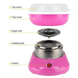 Codally Electric Cotton Candy Maker Machine – DIY Sugar Floss Maker with Splash Guard, Spoon & Bamboo Sticks – Fun Snack Maker for Kids, Parties & Festivals – Easy to Use at Home image 4