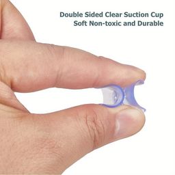 street27 10pcs with Size 30mm Double Sided Suction Cups Slipproof Sucker Pads Transparent Table Spacers for Glass Clear Multi-Purpose Rubber Transparent Anti-Collision Using Without Hooks image 5