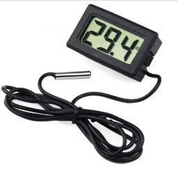 robodo Mini LCD Digital Thermometer Sensor Wired for Room Temperature image 4