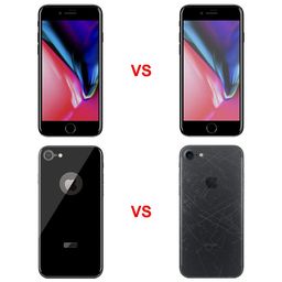gahoga iPhone 8 /7 Front and Back Screen Protector 3D Full Coverage Tempered Glass + 5D Back Glass - Black [10H Hardness][Anti-Scratch][Case Friendly] image 3