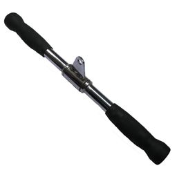 generic Combo: Tricep Straight LAT Bar, Zig Zag Curl Bar Handle and Tricep Rope Multi-Training Bar (Silver, Black) image 2