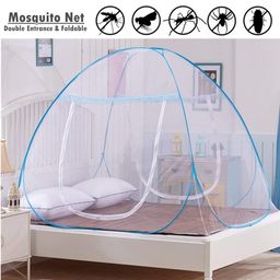 rukhad enterprice Foldable Mosquito Net Bed Canopy for King Size Double Bed (King Size Double Bed) image 4