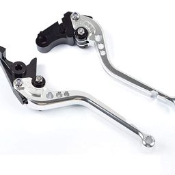 aow attractive offer world AOW Bikes Yamaha R15 V3 Non-ABS Only (NOT for V1 and V2) Adjustable Brake Clutch Lever (Silver) image 1