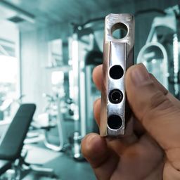Adwester Gym Wire Lock Set of 4 pcs Made with Heavy Duty Solid Metal with 3 Screw Safety, Approx 85g Each, Standard Size, Including Allen Key image 2