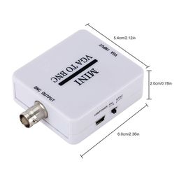 ELBME® Mini VGA to BNC Converter Box VGA to BNC Adapter Convertor Digital Switcher Box for TV image 2