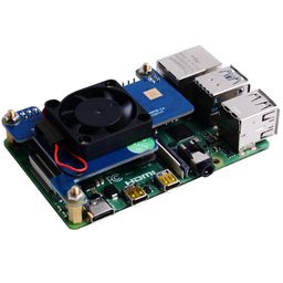 REES52 Raspberry Pi 4 PoE HAT Support IEEE 802.3af or 802.3at PoE Standard,with Raspberry Pi Cooling Fan 30x30x7mm for Pi 4 Model B / 3B+ 3B Plus image 1
