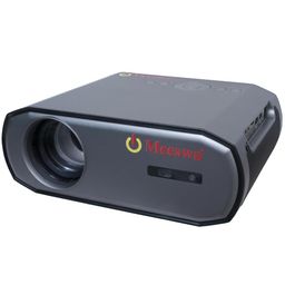 MEESWA Full HD Multimedia Projector with 4k Support,1920x1080p Native Resolution, 4500 Lumens, 30000 Hours LED Life, Auto Focus, Multiple Connectivity Options, Grey image 1