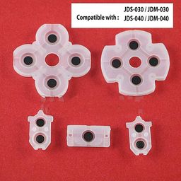 GAMENOPHOBIA Replacement Conductive Rubber Pad Silicone Button Pads for Sony PS4 Play Station 4 Controller JMD/JDS 030 /JDS 040 2nd/3rd Gen V2 Controller image 2