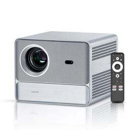 WANBO Davinci 1 Pro Native 1080P, 4K Support, 15000 lumens | Widevine L1 Certified | Google Assistant | Android 11.0 | Auto (Focus + Keystone + OA) | Dust Proof | HDMI ARC | 16W Speaker | Chromecast image 1