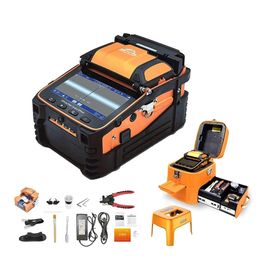 Hanutech Fiber Core Splicing Machine Ai9 Fiber Fusion Splicer Core to Core 6 Motors Core Alignment- 1 Year Warranty image 2