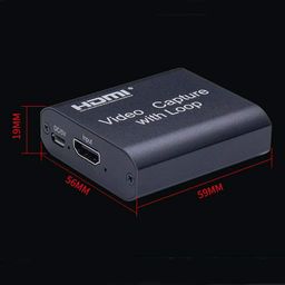 Microware Video and Game Capture Card with Audio & Loop (HDMI Video Capture with Loop) image 5