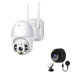 CAMERA DEKHO Wi-Fi Smart Outdoor 360° PTZ Camera with Live Monitoring| Two-Way Audio| Motion Detection| Alarm |SD Card Recording| | with Free Magnetic Spy Camera image 1