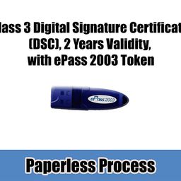 E-Mudhra DSC Online Digital Signature with E-Pass-2003 for 2 Years (Class_3 Combo) image 4