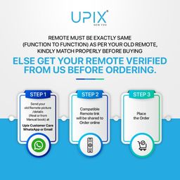 Upix AC Remote No. 129 (No Backlight), Compatible/Replacement for Whirlpool 3D Auto AC Remote Control (Exactly Same Remote Will Only Work) image 2