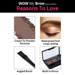 Nykaa Wow My Brow Eyebrow Palette - Chamber Of Secrets image 3