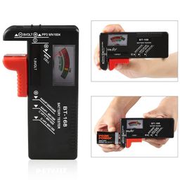 aihoye Battery Tester Black Olive Universal Battery Checker For AA AAA C D 9v 1.5v Button Cell Batteries Battery Powered Cell Batteries Requires No Battery For Operating - Black image 5