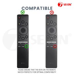 7 seven 7SEVEN® Compatible with Samsung Smart TV Remote Control BN59-01312F Model fit for 4K Curved LED UHD QLED OLED with Bluetooth Voice Command - Match Remotes Keys Exactly with Existing TV Remote image 4
