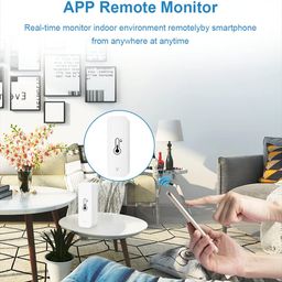 amiciSmart WiFi Temperature Humidity Sensor, Smart Thermometer and Hygrometer, Data Export Feature, Compatible SmartLife App image 2