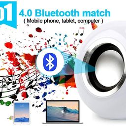 Gesto 12 W Led Wireless Light Bulb With Speaker | Bluetooth Enabled | Rgb Music Light | Colour Changing Remote Control Access| B22 Holder image 3