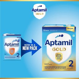Aptamil Gold Follow Up Infant Formula Milk Powder for Babies - Stage 2 ( 6 to 12 months ) - 400gm - BIB Pack image 2