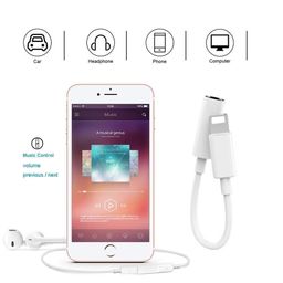 Sounce 3.5 mm Headphone Jack Adapter Connector Supported Music Control and Calling Function Audio Adapter for Phone Xs MAX/XR/X/8/7/Plus/6S/6/SE/5S/5C/Pad/and More (White image 4